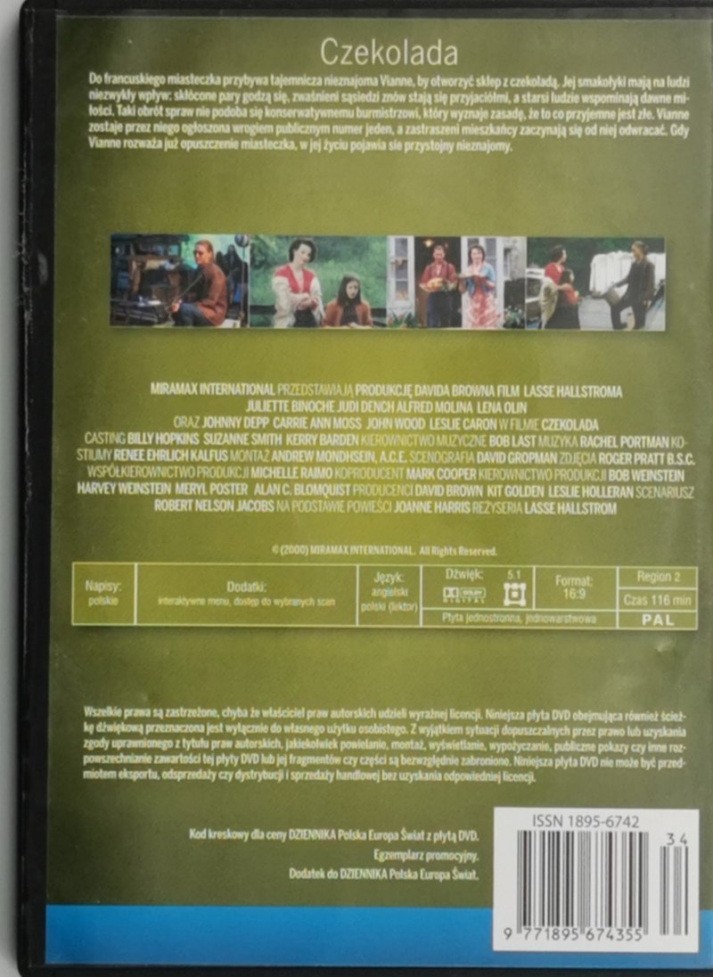 DVD. CZEKOLADA