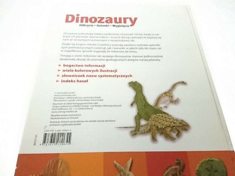 DINOZAURY. ODKRYCIA GATUNKI WYGINIĘCIE 