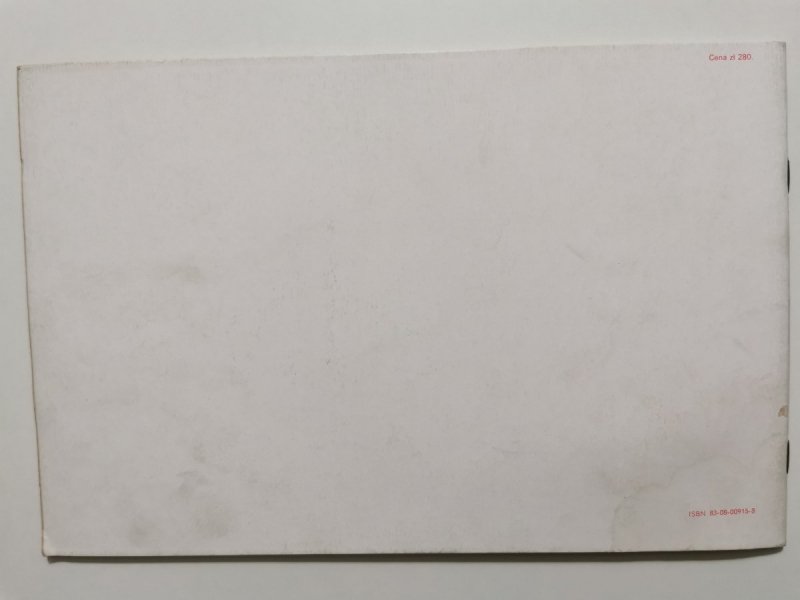 NA NIC PŁACZE, NA NIC KRZYKI KONIEC PRZYGÓD FIKI-MIKI 1989