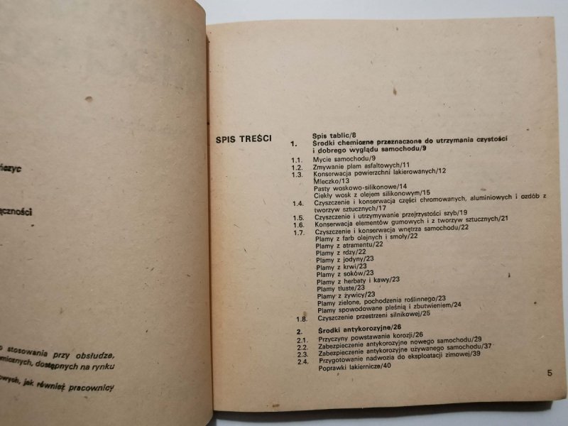 Chemia w obsłudze samochodu - Zbigniew Więckowski 1979