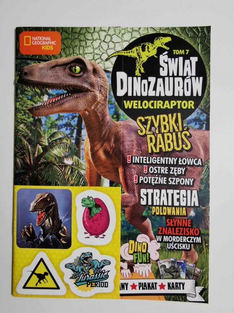 ŚWIAT DINOZAURÓW TOM 7 WIELOCIRAPTOR 