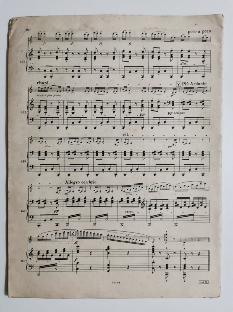 CAPRICCIO. KONZERTSTUCK FUR VIOLINE MIT KLAVIERBEGLEITUNG - Anton Dvorak 