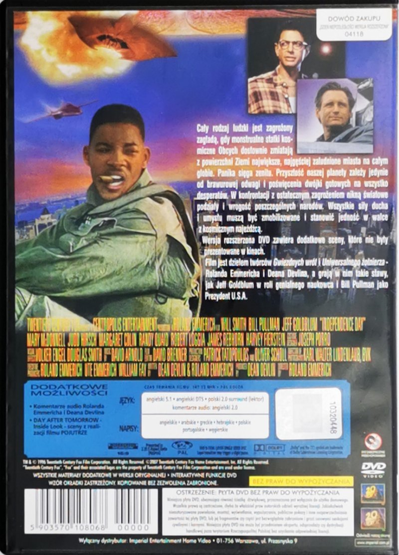 DVD. DZIEŃ NIEPODLEGŁOŚCI