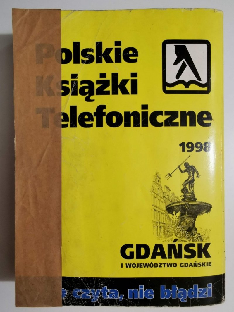 KSIĄŻKA TELEFONICZNA WOJEWÓDZTWA GDAŃSKIEGO 1998 