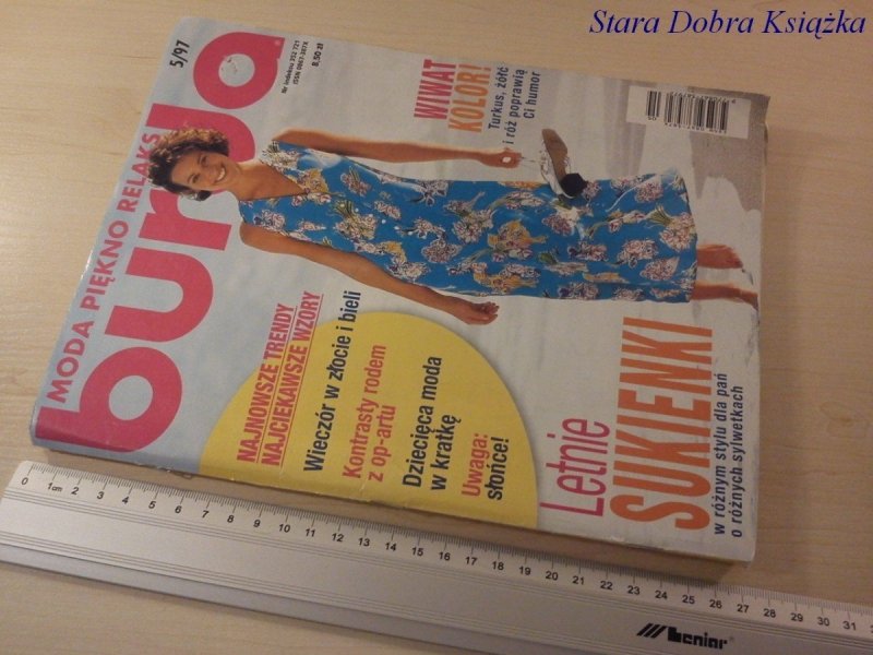 BURDA 5/97 LETNIE SUKIENKI W RÓŻNYM STYLU