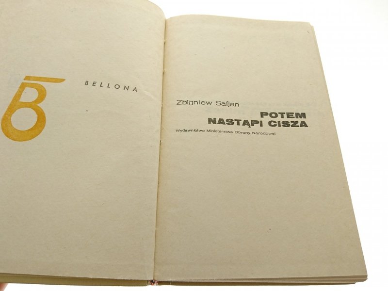 POTEM NASTĄPI CISZA - Zbigniew Safjan 1979