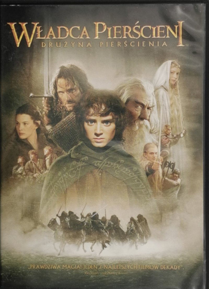 DVD. WŁADCA PIERŚCIENI. DRUŻYNA PIERŚCIENIA