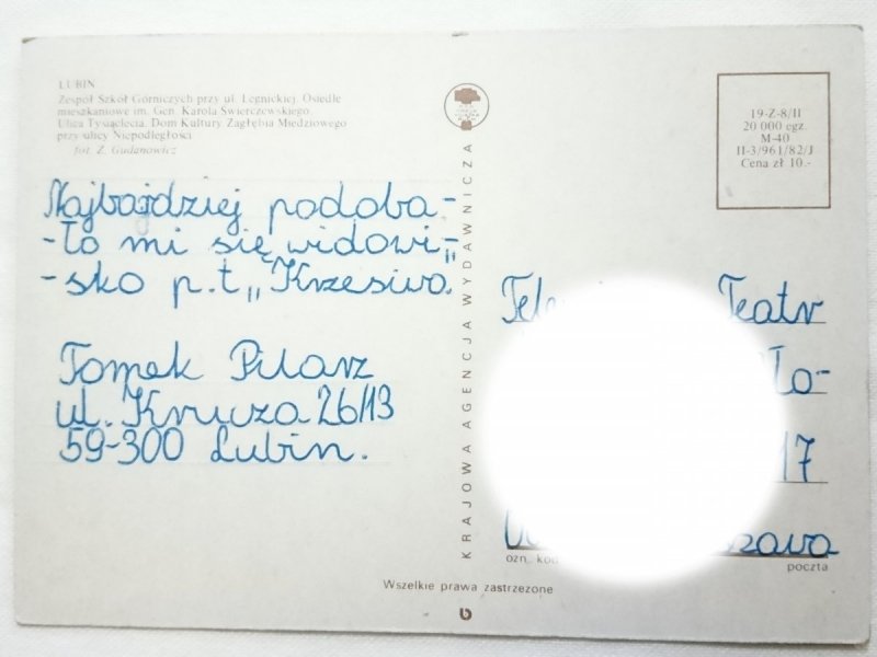 LUBIN. CZTERY UJĘCIA FOT. GUDANOWICZ