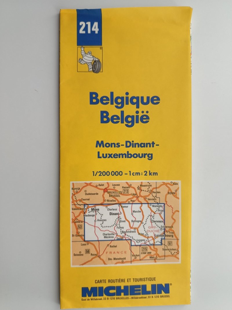 BELGIQUE BELGIE. MONS-DINANT-LUXEMBOURG. 214