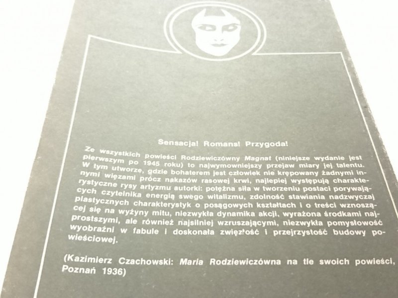 MAGNAT - Maria Rodziewiczówna 1989
