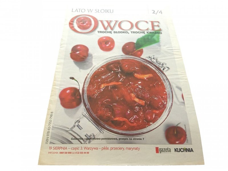 LATO W SŁOIKU 2/4 OWOCE TROCHĘ SŁODKO, TROCHĘ
