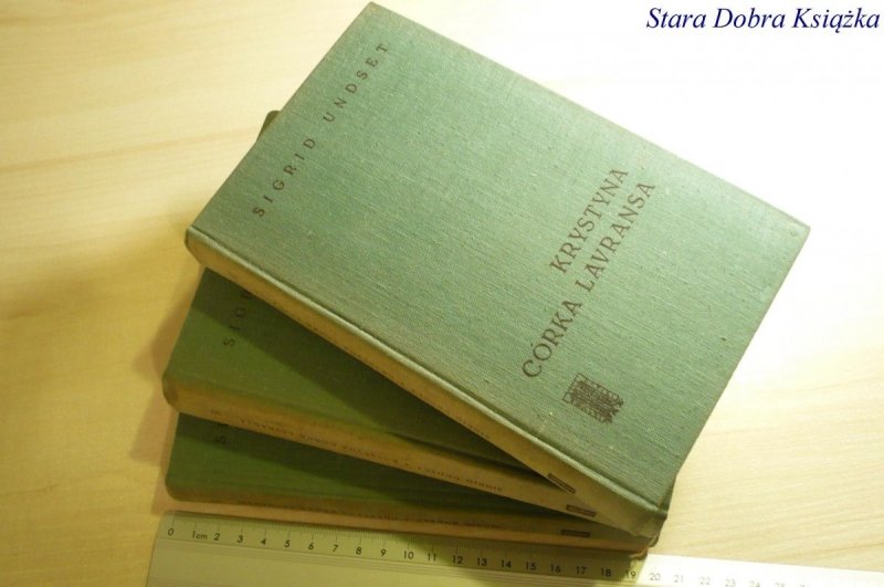 KRYSTYNA CÓRKA LAVRANSA TOMY OD 1 DO 3 Undset 1966
