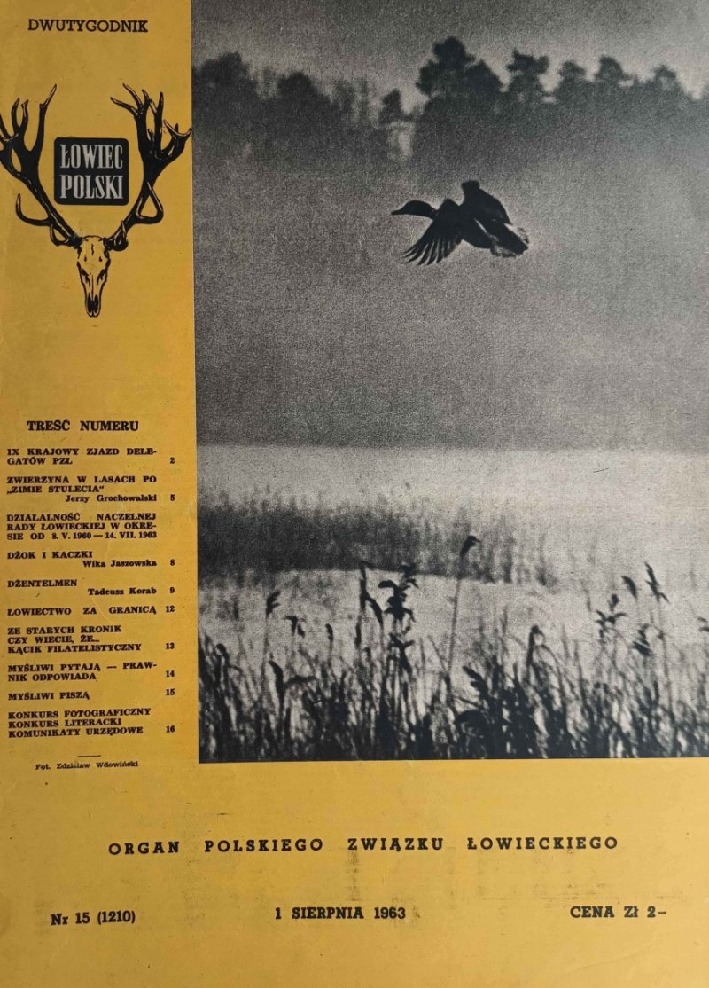 ŁOWIEC POLSKI NR 15/1963