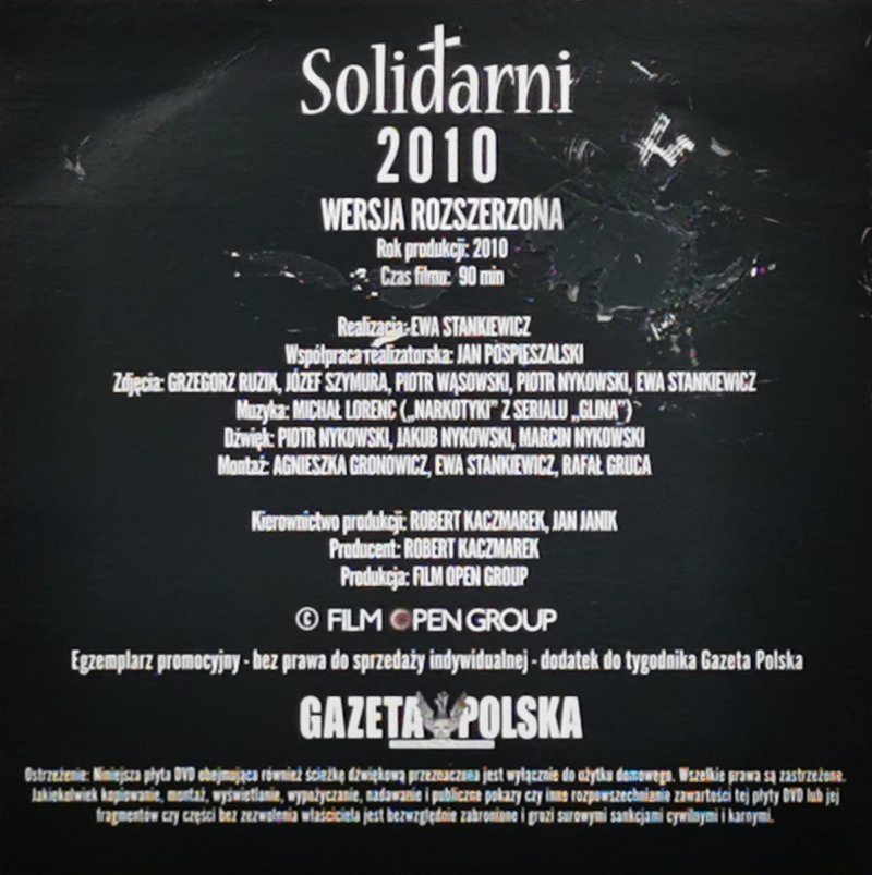 DVD. SOLIDARNI 2010