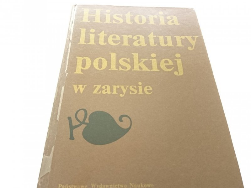 HISTORIA LITERATURY POLSKIEJ W ZARYSIE 1980