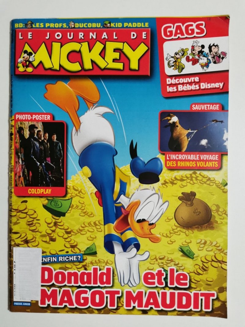 LE JOURNAL DE MICKEY 11 JANVIER 2012