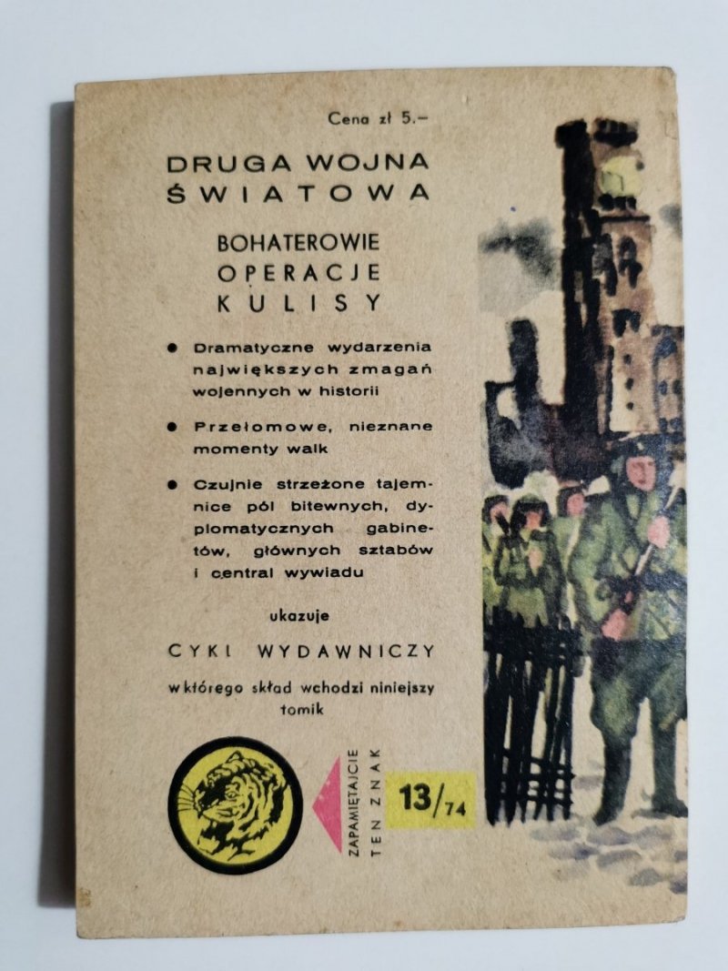 ŻÓŁTY TYGRYS: RAJD KU MORZU - Kazimierz Przytocki 1974