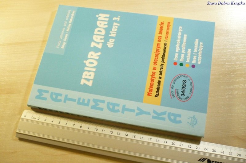 MATEMATYKA. ZBIÓR ZADAŃ DLA KLASY 3 - Cewe 2009