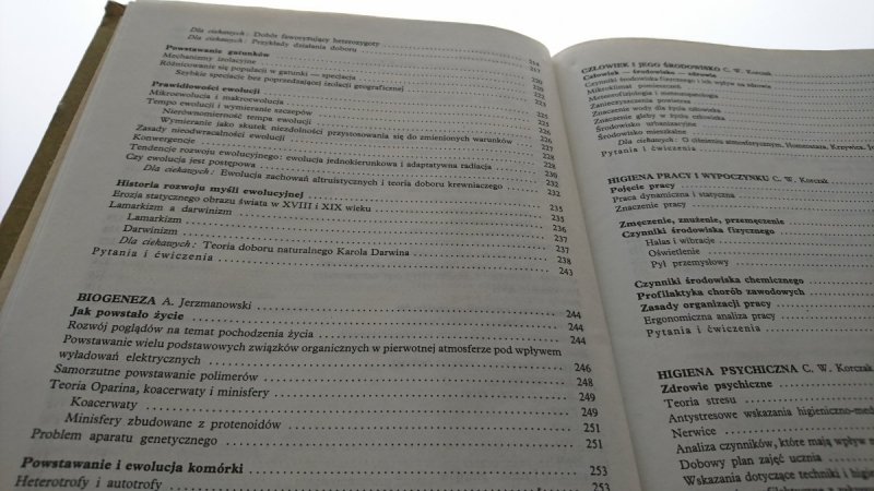 BIOLOGIA DLA KLASY IV LICEUM...- Jerzmanowski 1989