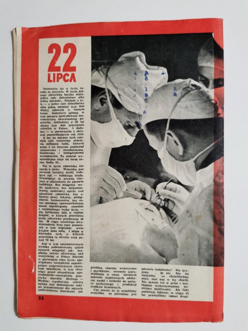ŻYJMY DŁUŻEJ ROK III LIPIEC 1960 NR 7 (27)