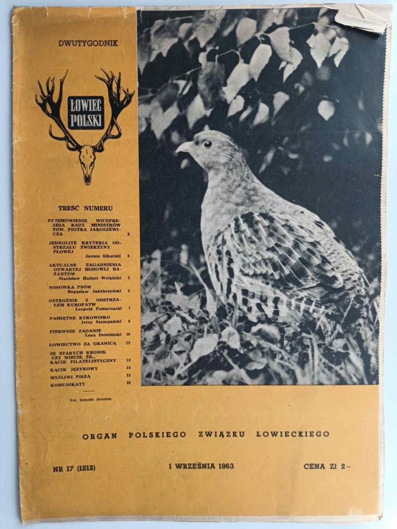 ŁOWIEC POLSKI NR 17/1963