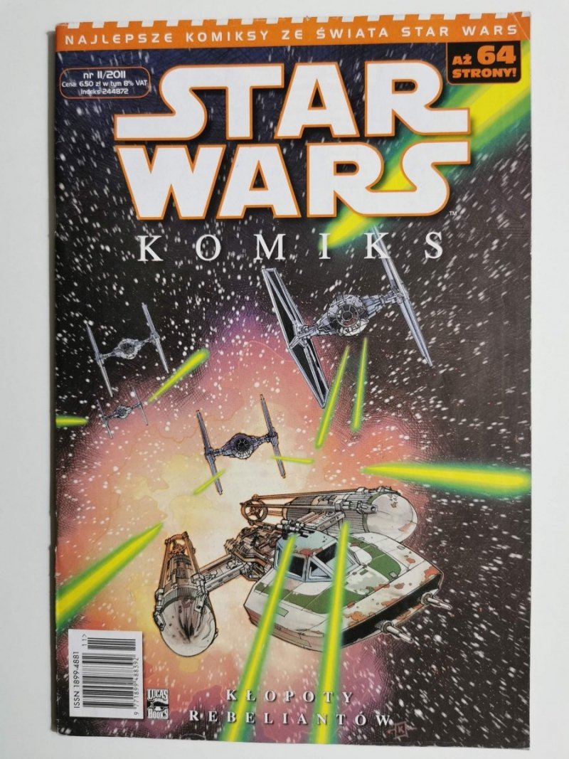 STAR WARS KOMIKS NR 11/2011 KŁOPOTY REBELIANTÓW 