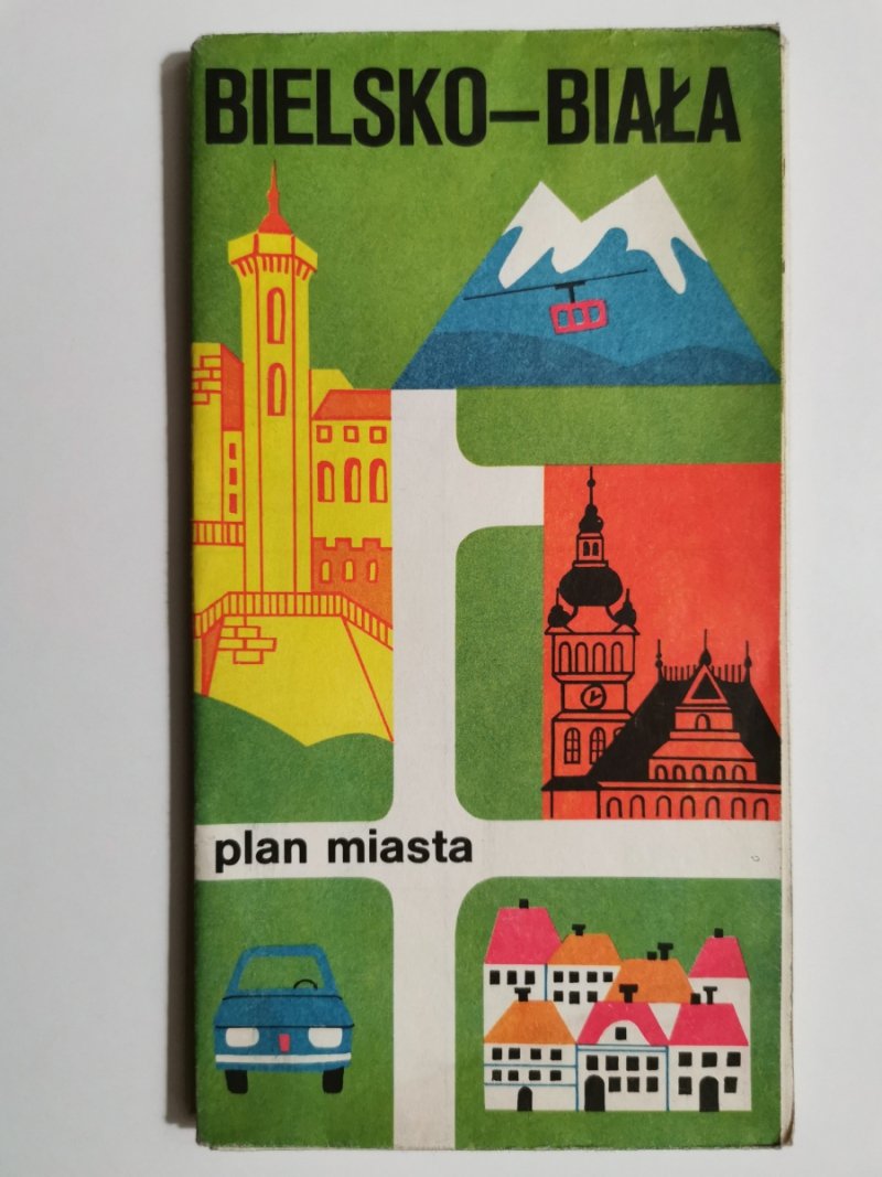 BIELSKO-BIAŁA plan miasta. 1982