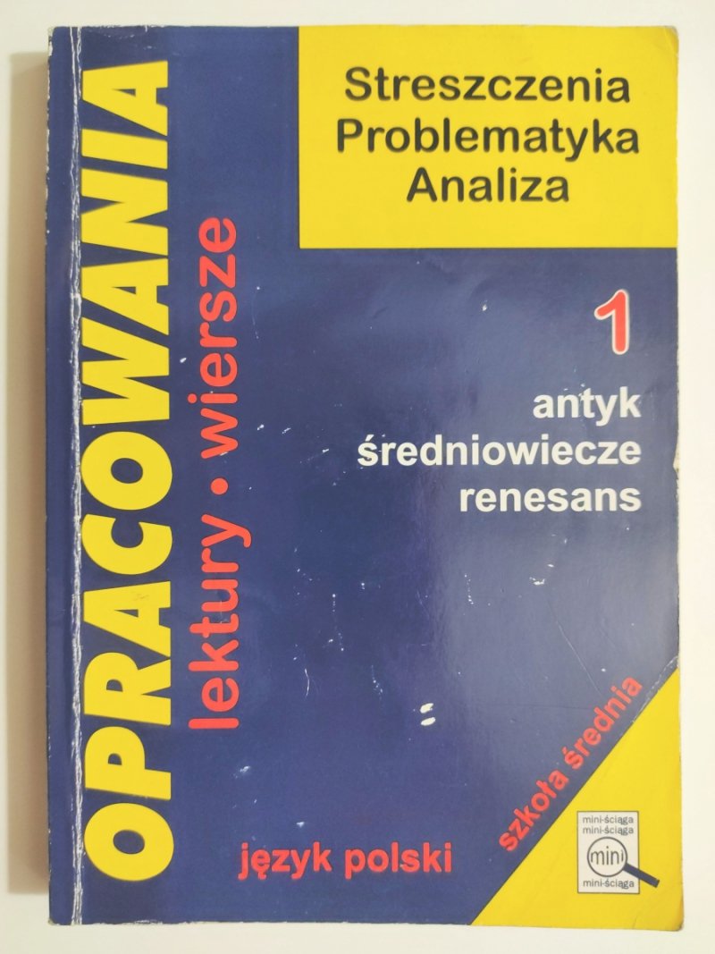 OPRACOWANIA ANTYK ŚREDNIOWIECZE RENESAN - Dorota Stopka