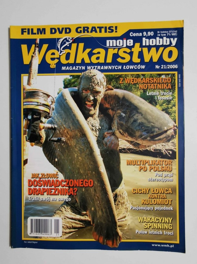 WĘDKARSTWO MOJE HOBBY NR 21/2006 BEZ PŁYTY DVD