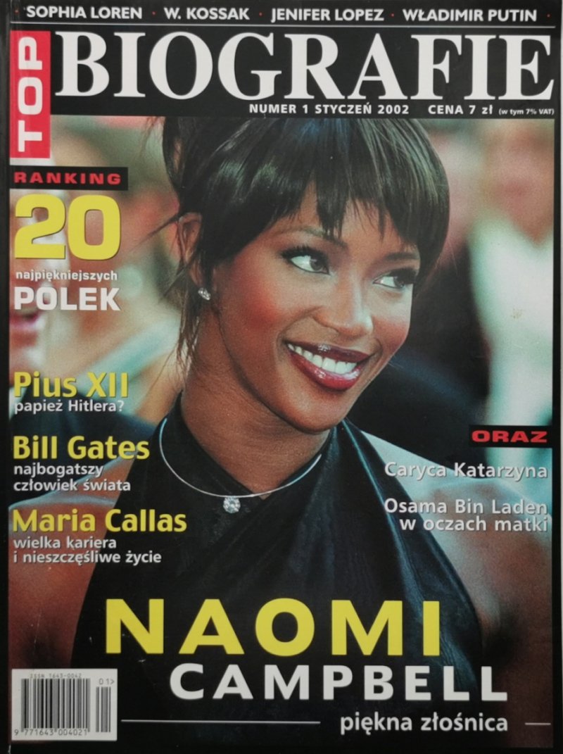 TOM BIOGRAFIE NR. 1/2002. NAOMI CAMPBELL