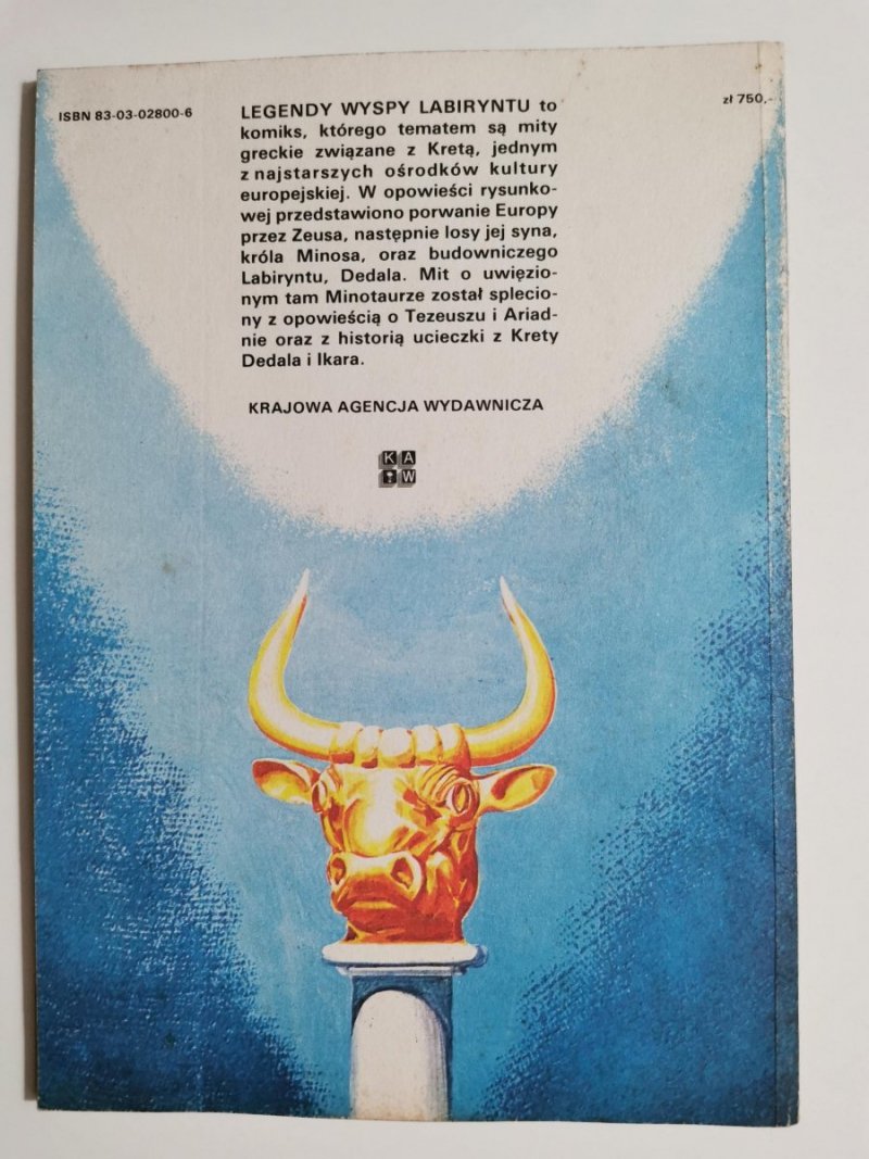 LEGENDY WYSPY LABIRYNTU - Stefan Weinfeld 1989