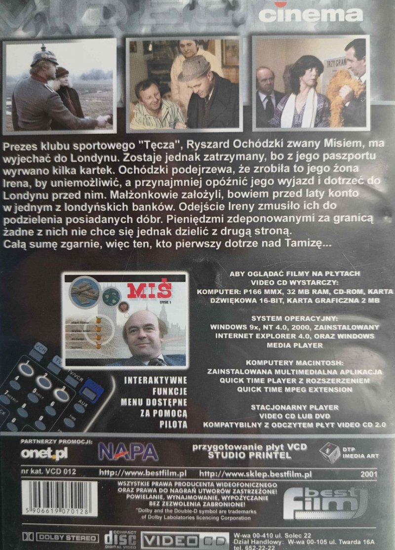 VCD. MIŚ - Stanisław Bajera