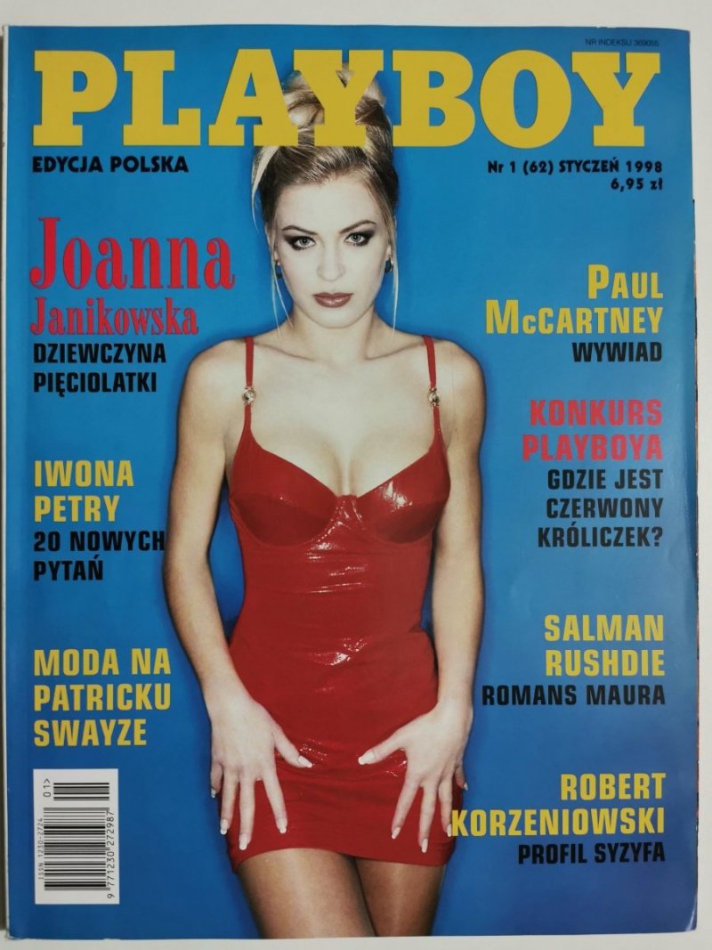 PLAYBOY NR 1 (62) STYCZEŃ 1998 JOANNA JANIKOWSKA 