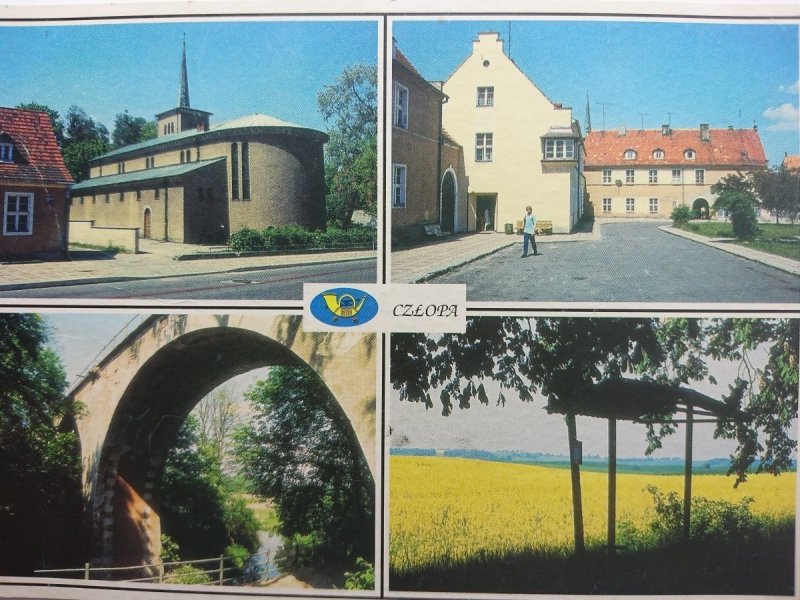CZŁOPA. KOŚCIÓŁ. ZABUDOWA CENTRUM... FOT PRĘGOWSKI