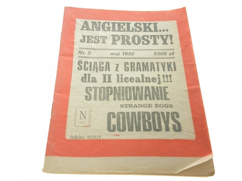 ANGIELSKI... JEST PROSTY! NR 5 MAJ 1992