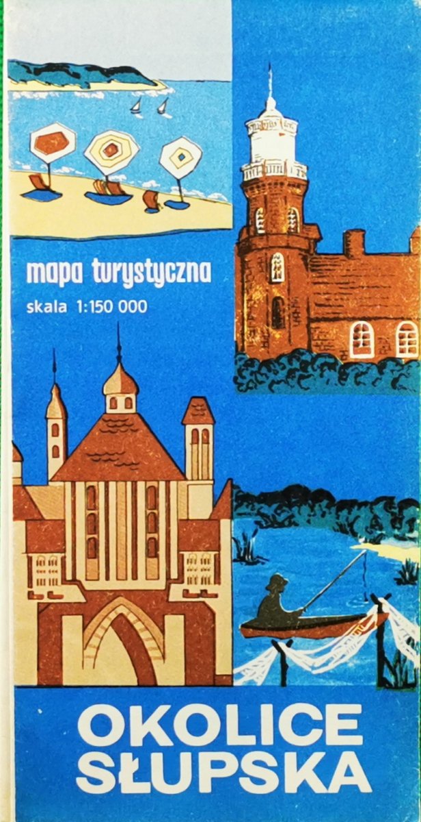 MAPA. OKOLICE SŁUPSKA. SKALA 1:150000