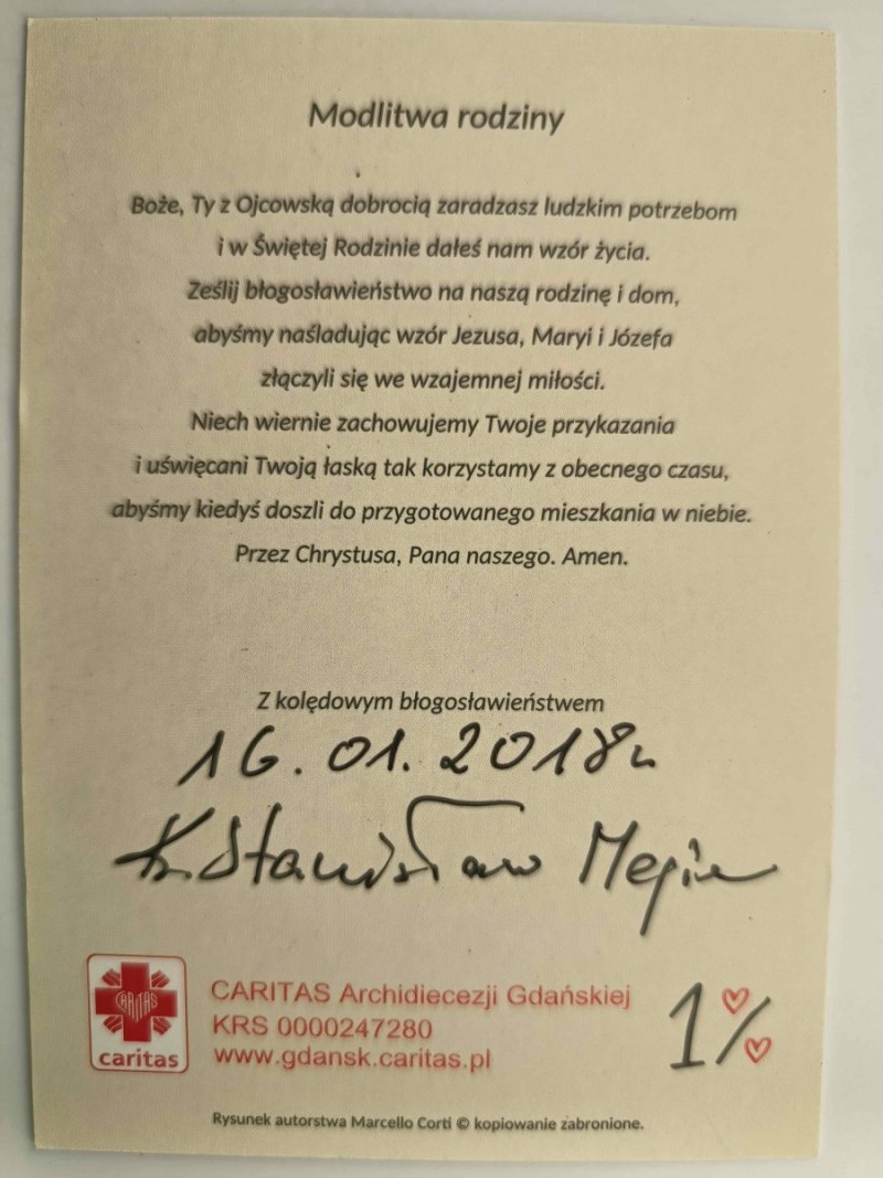 RODZINA ŚWIĘTA BIAŁA RAMA CARITAS