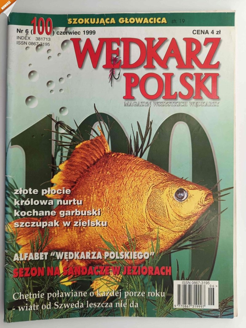 WĘDKARZ POLSKI CZERWIEC 1999