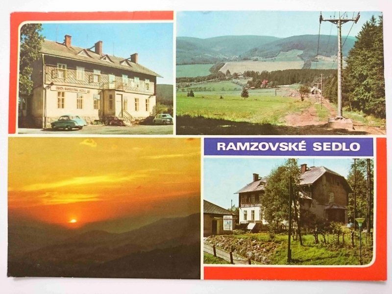 JESENIKY. RAMZOVA. TURISTICKA CHATA RAMZOVSKE SEDLO