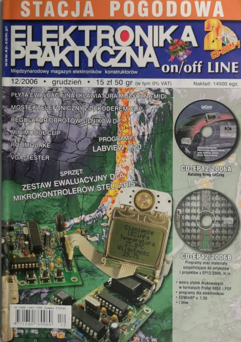 ELEKTRONIKA PRAKTYCZNA 12/2006 2xCD