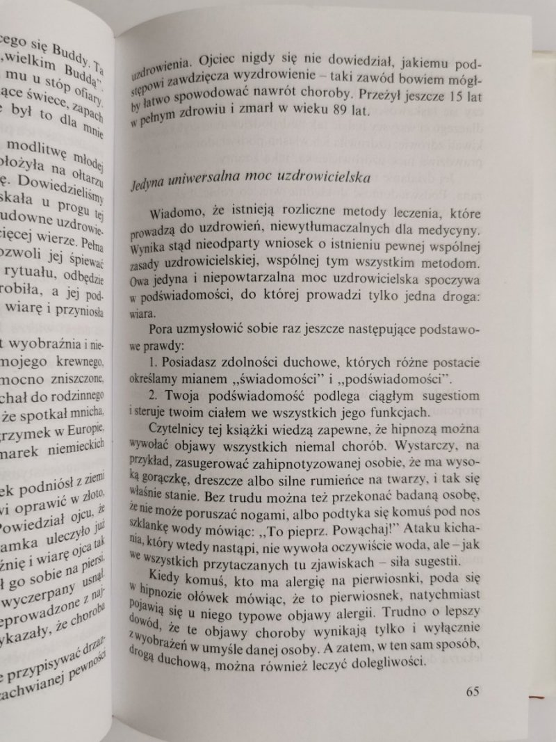 POTĘGA PODŚWIADOMOŚCI - Joseph Murphy 2000