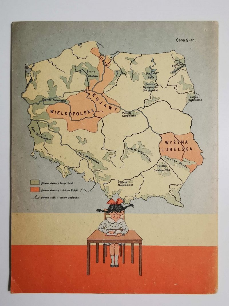 ATLAS GEOGRAFICZNY DLA KLASY IV - red. Jan Słowik i Halina Tyc 1965
