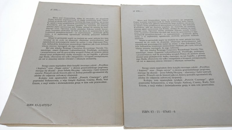 POWRÓT CZARNEGO TOM 1 i 2 - Korkozowicz 1989