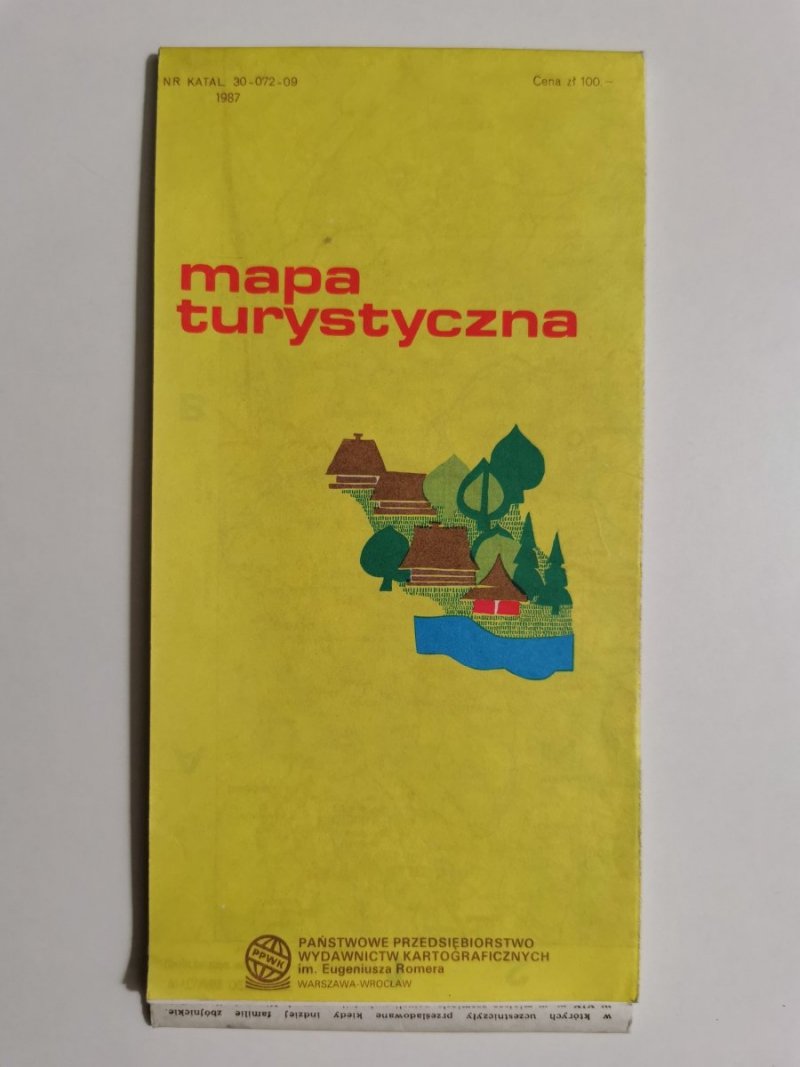 BESKID ŚLĄSKI I ŻYWIECKI. MAPA TURYSTYCZNA 1: 75 000 1987