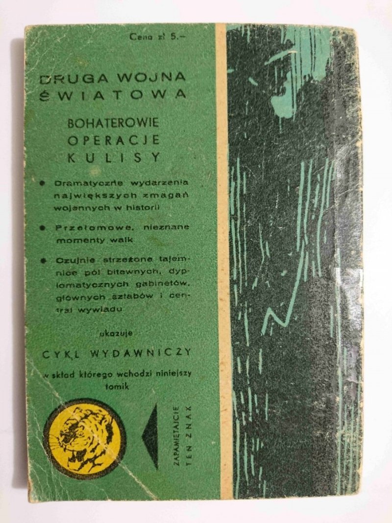 ŻÓŁTY TYGRYS: RYŚ W AKCJI - Wojciech Sulewski 1966
