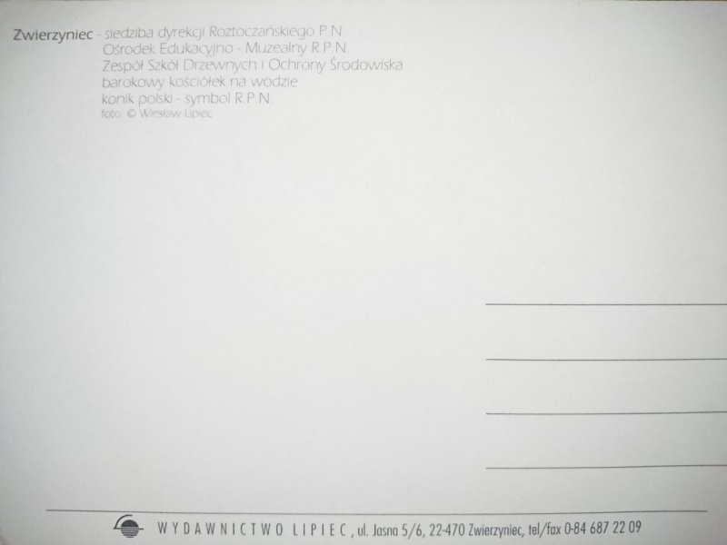 ZWIERZYNIEC. PIĘĆ UJĘĆ FOT. LIPIEC