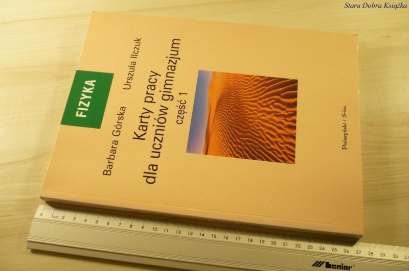 FIZYKA. KARTY PRACY DLA UCZNIÓW GIMNAZJUM 1 (2001)
