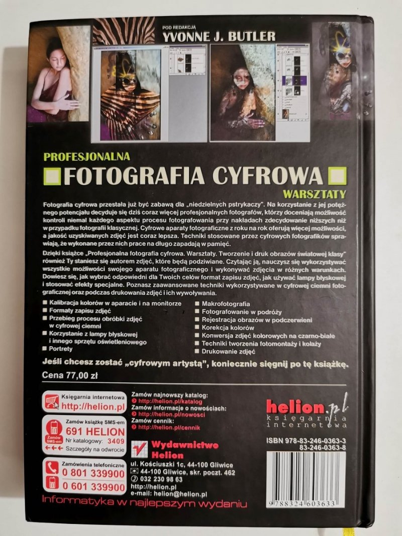PROFESJONALNA FOTOGRAFIA CYFROWA. WARSZTATY - red. Yvonne J. Butler 2006