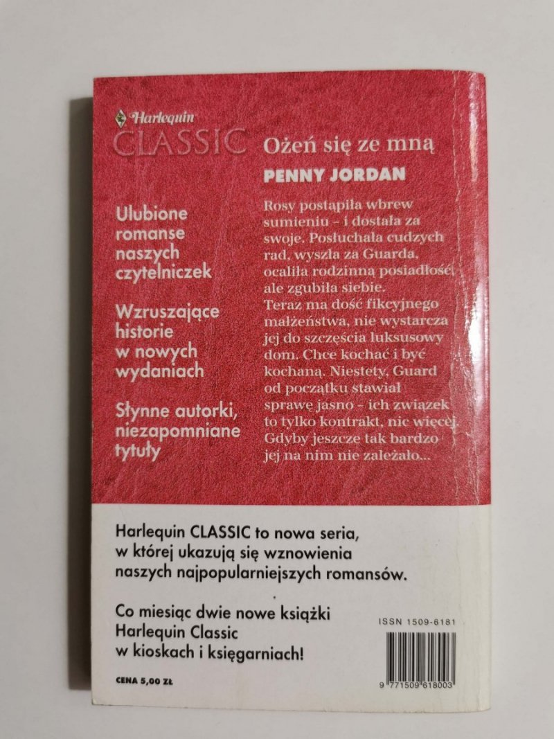 OŻEŃ SIĘ ZE MNĄ - Penny Jordan 2000