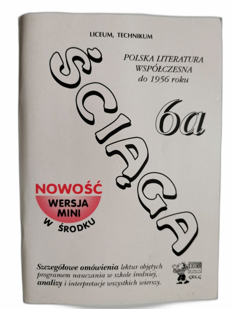 ŚCIĄGA 6A – POLSKA LITERATURA WSPÓŁCZESNA DO 1956 ROKU 